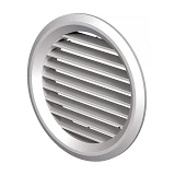 Решетка вентиляционная дверная пластиковая Vents МВ 50/4 бВс с сеткой от насекомых 4шт белая        
