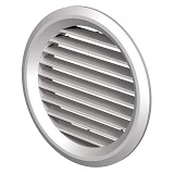 Решетка вентиляционная пластиковая Vents МВ 80/2 бВс 2шт