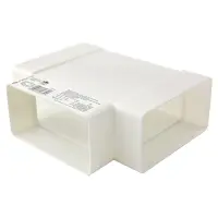 Тройник вентиляционный Vents 55x110мм 535 L 173мм