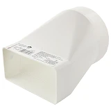 Соединитель-переходник Vents вентиляционный прямой 60х204/d125мм 812