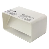 Соединитель вентиляционный Vents с клапаном 60х204мм 8181 L 65мм