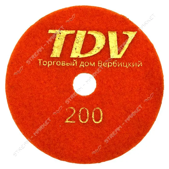 Круг полировальный черепашка TDV 100мм Р80 мокрая шлифовка