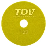 Круг полировальный черепашка TDV 125мм Р50 мокрая шлифовка