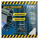 Диск пильный по алюминию и пластику TDV 210x30мм 60 зубов твердосплавные напайки