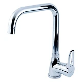 Смеситель для кухни Aquatica 9734110 HL-4B230C Г-гусак на гайке картридж 35мм