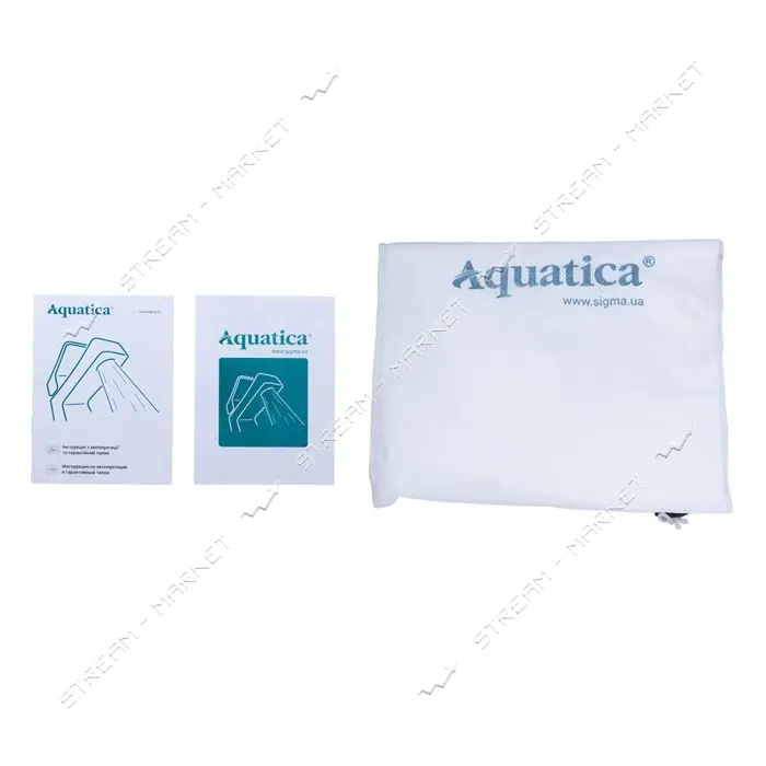 Смеситель для кухни Aquatica 9722111 Г-гусак на гайке картридж 35мм нержавейка