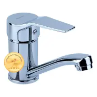 Смеситель для кухни Aquatica 9744100 MJ-1B135C гусак прямой 150мм на гайке картридж 40мм            