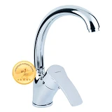 Смеситель для кухни Aquatica ML-4B441C гусак ухо латунный шток на гайке картридж 40мм