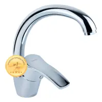 Смеситель для кухни Aquatica 9746110 гусак ухо на гайке картридж 40мм                               