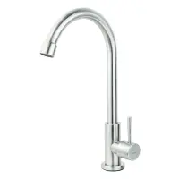 Смеситель для умывальника монокран Aquatica 9722601 на гайке кранбукса 1/2"                         