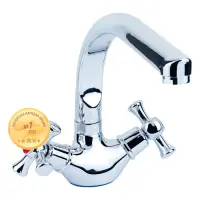 Смеситель для кухни Aquatica PL-4B255C Г-гусак на гайке кранбукса 1/2"                              