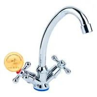 Смеситель для кухни Aquatica 9783100 эконом на гайке кранбукса 1/2" 2шт                             