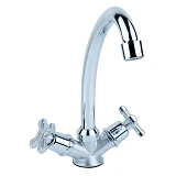 Смеситель для кухни Aquatica 9786100 эконом на шпильке кранбукса 1/2" 2шт