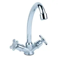 Смеситель для кухни Aquatica 9786100 эконом на шпильке кранбукса 1/2" 2шт                           
