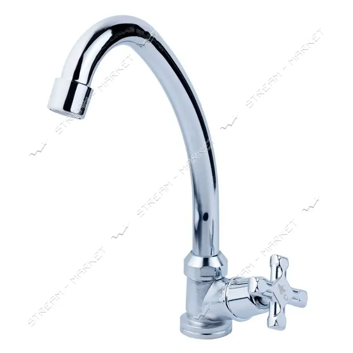 Смеситель монокран Aquatica 9786600 QN-1G158C на гайке кранбукса 1/2" 2шт