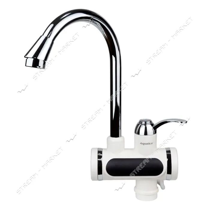 Кран-водонагреватель Aquatica 9793103 проточный 3кВт для кухни гусак ухо на гайке W