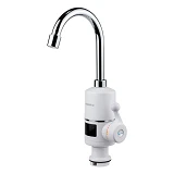 Кран-водонагреватель Aquatica 9797113 проточный 3кВт для кухни ухо на гайке с дисплеем              