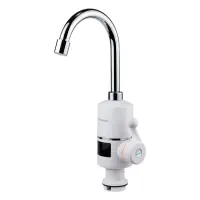 Кран-водонагреватель Aquatica 9797113 проточный 3кВт для кухни ухо на гайке с дисплеем              
