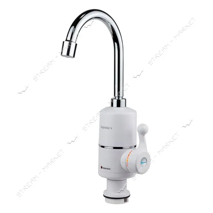 Кран-водонагреватель Aquatica 9797133 проточный 3кВт для кухни гусак ухо на гайке