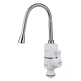 Кран-водонагреватель Aquatica 9797143 проточный 3кВт для кухни гусак гофрированый на гайке          
