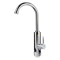 Кран-водонагреватель Aquatica HZ-6B143C 9791110 проточный 3кВт для кухни гусак ухо на гайке C       