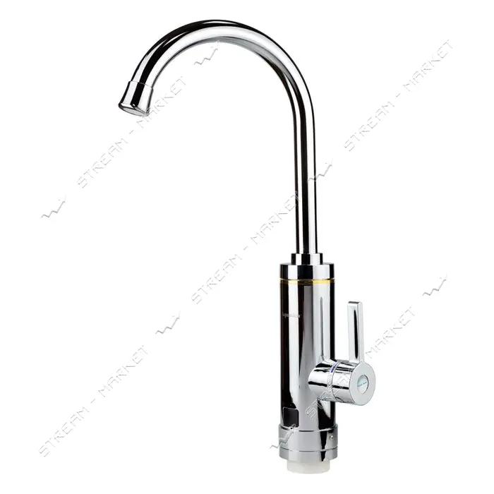 Кран-водонагреватель Aquatica HZ-6B143C 9791110 проточный 3кВт для кухни гусак ухо на гайке C       