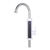 Кран-водонагреватель Aquatica 9789113 проточн 3.3кВт для кухни ухо на гайке с диспл и термост белый 