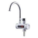 Кран-водонагреватель Aquatica 9792103 проточн 3.3кВт для кухни ухо на гайке с дисплеем и термостатом