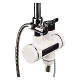 Кран-водонагреватель Aquatica 9792203 проточн 3.3кВт для ванны ухо на гайке с дисплеем и термостатом