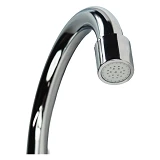 Кран-водонагреватель Aquatica 9796113 проточн 3.3кВт для кухни ухо на гайке с дисплеем и термостатом