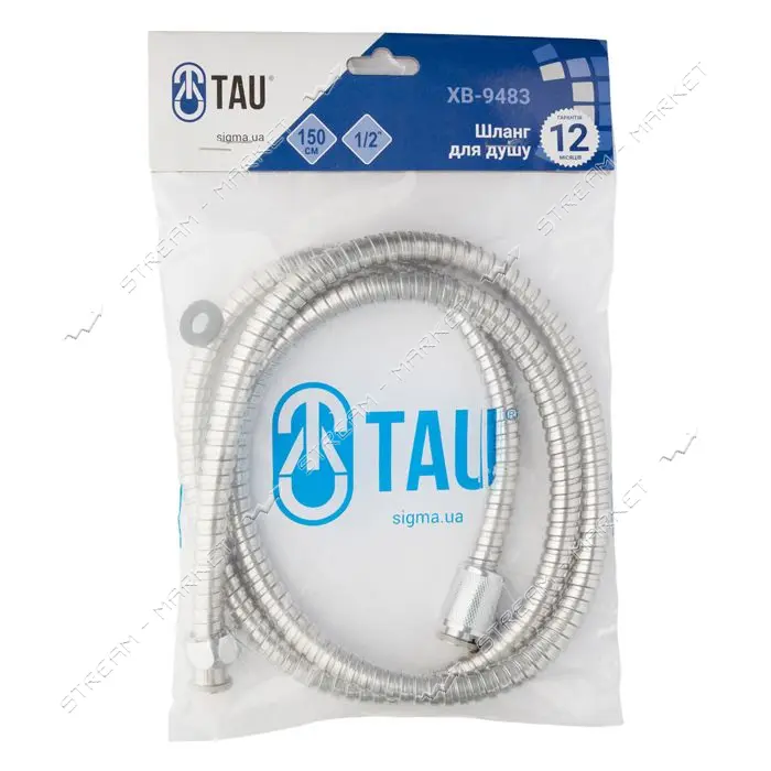 Шланг для душа Aquatica Tau XB-9483 9892061 1/2" стандарт 150см
