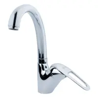 Cмеситель для кухни Aquatica Tau 9810100 SF-4B439C гусак ухо латунный шток на гайке картридж 40мм