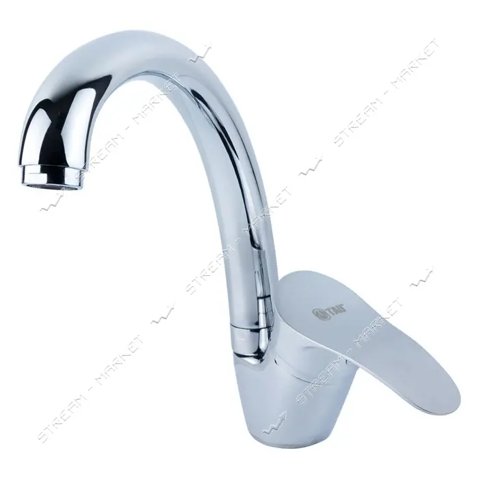 Смеситель для кухни Aquatica Tau 9807150 SE-4B145C гусак ухо на гайке картридж 40мм                 
