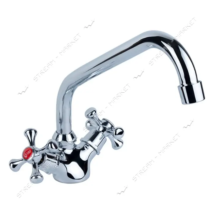 Смеситель для кухни Aquatica Tau 9885120 VN-4B160C на гайке кран-букса 1/2"
