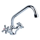 Смеситель для кухни Aquatica Tau 9870100 VD-4B161C на гайке кран-букса 1/2"