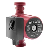 Насос циркуляционный Wetron 774232 100Вт Hmax 6м Qmax 50л/мин d1 1/2" 180мм плюс гайки d 1" бордо   
