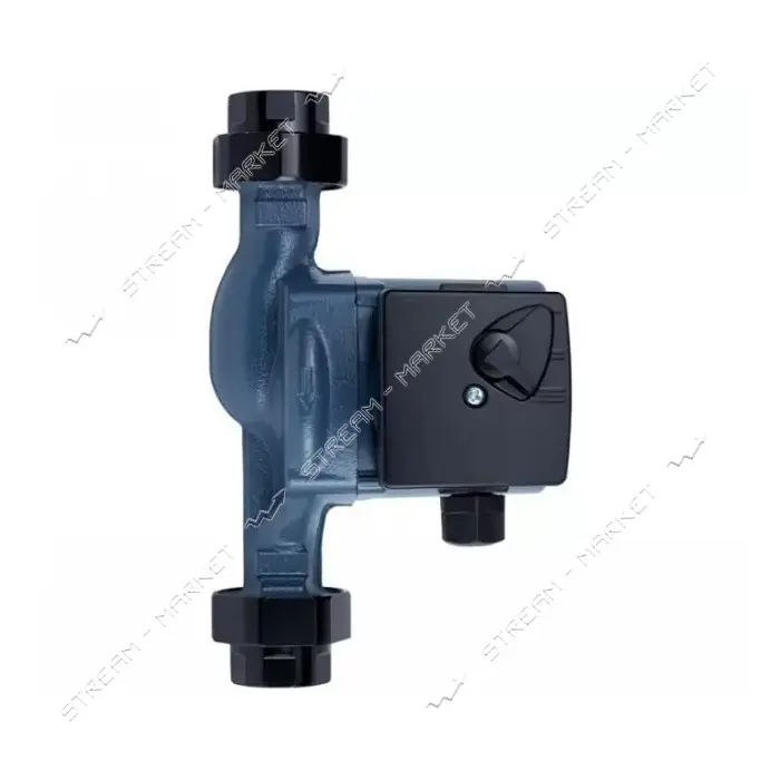Насос циркуляционный Wetron 774512 65Вт Hmax 4м Qmax 63л/мин d 1 1/2" 180мм плюс гайки d 1"         