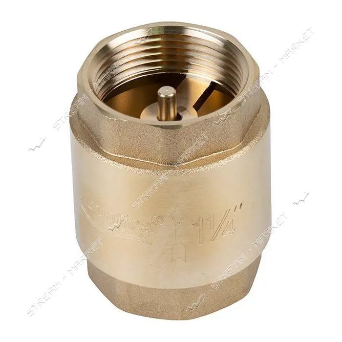 Клапан обратный Aquatica 779656 1 1/4"Вх1 1/4"В латунь euro 410г