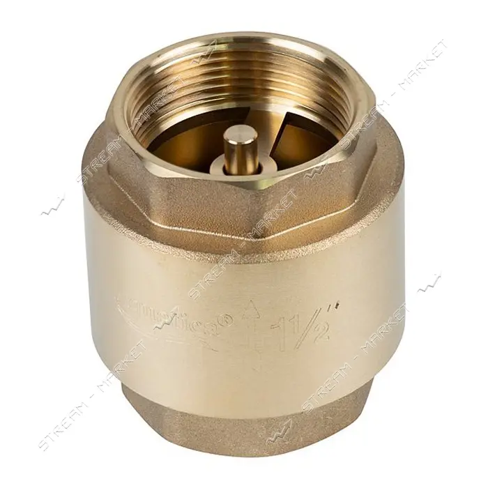 Клапан обратный Aquatica 779658 1 1/2"Вх1 1/2"В латунь euro 640г
