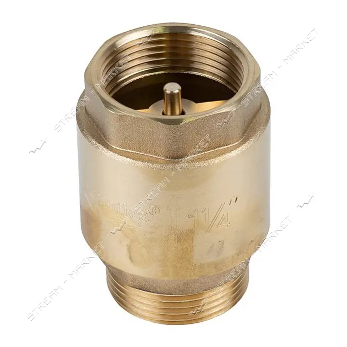 Клапан обратный Aquatica 779657 1 1/4"Нх1 1/4"В латунь euro 510г                                    