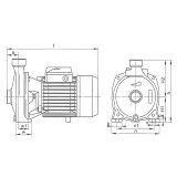 Насос поверхностный EuroAqua CPM 158                                                                