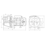 Насос поверхностный EuroAqua JET100A a                                                              