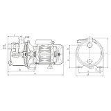 Насос поверхностный EuroAqua JY750
