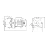 Насос поверхностный EuroAqua DP355