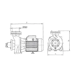 Насос поверхностный EuroAqua NFm130A 2.2кВт