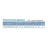 Насос циркуляционный Aquatica 774133 100Вт Hmax 6м Qmax 75л/мин d1 1/2" 130мм гайки d1"             
