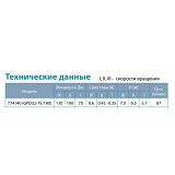 Насос циркуляционный Aquatica 774140 130Вт Hmax 7м Qmax 87л/мин d2" 180мм плюс гайки d1 1/4"