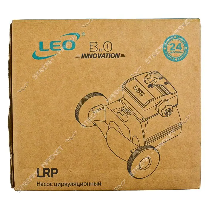 Насос циркуляционный Aquatica Leo 3.0 774442 150Вт Hmax 7м Qmax 67л/мин d1 1/2" 180мм гайки d1"