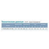 Насос циркуляционный Aquatica Leo 3.0 774444 150Вт Hmax 7м Qmax 67л/мин d2" 180мм гайки d1 1/4"