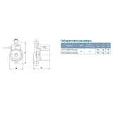 Насос для повыш. давления Aquatica 774711 120Вт Hmax 9м Qmax 30л/мин d 3/4" 160мм плюс гайки d 1/2" 